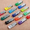 Pen Drive de Ferro Rotativo com Logo Impresso 16g Pen Drive USB de Metal 32g Brinde para Reunião Anual Escolar 64g Brinde Corporativo Pen Drive USB