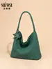 Bolso Tote de Terciopelo Tejido de Gran Capacidad para el Trabajo con Colgante de Estrella, Tacto de Alta Gama, Bolso de Mano Versátil y Moderno para Mujer
