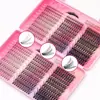 Set Mixto de Pestañas 10D20D30D Gran Capacidad Pestañas Postizas Transfronterizas Kit de Pegamento Termofusible Segmentado Natural