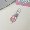 Lindo Llavero de Paleta de Hielo Dibujo Animado Estudiante Juguete de Comida Accesorios para Bolsas de Niña Colgante Pareja Mejor Amigo Pequeño Regalo Al por Mayor