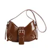 Bolso de Silla Estilo Motocicleta de Moda 2026 Nuevo Moda Chica Caliente Bolso para Mujer Casual de Gama Alta para Viajes Diarios Bolso Cruzado de Moda
