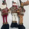 Decorações de Natal, Bonecos Retráteis, Papai Noel, Boneco de Neve, Rena, Enfeites de Árvore de Natal, Presentes de Natal, Brinquedos