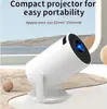 Mini Proyector Portátil HD Oficina en Casa Proyección de Pantalla Inalámbrica Proyector de Teléfono Móvil Pequeño Proyector LED