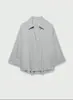 Atacado de Roupas Femininas Transfronteiriças Primavera 2026 Novo Estilo Europeu e Americano Mistura de Linho Manga Larga Camisa Top 3601720