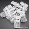 Fornecimento spot fivela de mola de nylon longa plana transparente fivela de corda de furo único translúcida fivela de ajuste de plástico para corda elástica