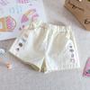 Shorts de Verão para Meninas Moda Infantil Moderna Estampa de Desenho Animado Coreano Fresco Estiloso Hot Pants de Celebridade da Internet