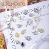 Estilo japonés de lujo ligero tridimensional joyería de zirconita para uñas colgante de perla mariposa concha Súper Brillante decoración de uñas de diamante