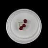 Plato de papel de 6 pulgadas desechable blanco plato para pastel plato para barbacoa plato para frutas jardín de infantes plato de papel para pintura manual