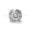 Garras de titânio F136 cravejadas com zircônia de corte rosa, prego de orelha com rosca interna, piercing labial de liga de titânio G23, joia para piercing de osso da orelha