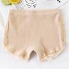 Pantalones cortos de seguridad de verano para niñas anti-exposición para niños, pantalones de tres puntos en la entrepierna, leggings de hilo de encaje de algodón puro, shorts para bebé
