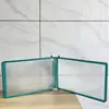 Soporte de Exhibición Magnético de Páginas Abatibles A4 10 Páginas Soporte de Documentos para Montar en Pared Carpeta para Hoja de Instrucciones de Operación de Taller Bolsa Insertable Transparente