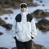 Jaqueta masculina Enbu, novo estilo outono, estilo workwear americano, marca da moda, moderna, solta, casual, peça de outer wear versátil para homens
