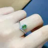 Explosiones Naturales Anillo Chaffrae Base TikTok Detección Anillo Corona Pera Gota Chaffrae Natural
