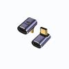 Tipo c adaptador usb 3.1 adaptador lightning interface plugue magnético macho adaptador extensão cotovelo