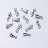 Pingente Pequeno de Gota d'Água de Cobre 7/9mm Acessórios para Joias DIY Corrente de Cauda Extensão de Corrente Pingente em Forma de Gota d'Água