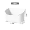 Caja de almacenamiento para cosméticos de tocador estante de almacenamiento para escritorio de baño cuadrado máscara para el cuidado de la piel plástico entero
