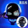 Máscara de Pirata Cicatrizada y Tuerta Más Vendida Transfronteriza con Sangre Horror Luz Fría Máscara de Halloween Set de Máscaras Luminosas LED