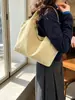 Bolsa de compras moderna, minimalista y ligera, bolsa tote de lona, nueva colección de otoño 2026, estilo retro para el día a día, bolso de hombro