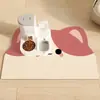 Alfombrilla Alimentación Mascota Gato Perro Pelo Liso de Fábrica Barro de Diatomeas Absorbente Resistente a la Suciedad Fácil de Cuidar Manteles Individuales Antideslizante A Prueba de Salpicaduras Alfombrilla para el Suelo