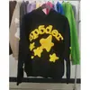 LAZAD AliExpress Amazon Suministro Toma Real Spder555 Pesado 420G Sudadera con Forro de Felpa Marca de Moda Sp5de