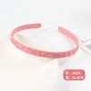 Diadema de Color Puro Estampado Estéreo de Dopamina Versátil Estilo Coreano Borde Delgado Pinza para Lavado de Cara Diadema Linda Mate Morandi