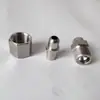 Acero Inoxidable 304 Dewart Cilindro de Oxígeno Líquido Amoníaco Líquido Nitrógeno Líquido 5/8 Conversión Roscas Internas y Externas Soldado Tuerca Giratoria Junta de Conversión