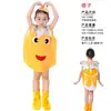 Disfraz de Performance de Frutas para Niños Arándano Melocotón Pitahaya Personaje de Cosplay Mangostán Plátano Uva