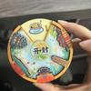 Luoyang Kaifeng Ímã de geladeira de madeira Henan City Atrações turísticas Wenchuang Guochao Ímã de geladeira magnético Atacado