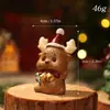 Decoración Navideña Ideas de Regalo Mini Resina Dibujos Animados Diseño de Escritorio Árbol de Navidad Papá Noel Muñeco de Nieve Adornos