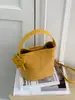 Bolso cubo de ante ins de nicho estilo coreano, versátil para uso casual y para ir al trabajo, bolso cruzado retro simple