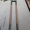 Manija de puerta simple de cuero suave personalizada, pasamanos de entrada, manija de puerta de acero inoxidable y cuero