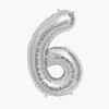 Venta directa de fábrica de 16 pulgadas transfronteriza versión estadounidense Digital 0-9 Globo Decoración de fiesta de cumpleaños boda globo de película de aluminio al por mayor