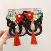 Horquilla de Año Nuevo Antigua para Niños con Borla Accesorios para el Cabello Ropa de Actuación Hanfu Accesorios Cheongsam Par de Horquillas Accesorios para el Cabello de Año Nuevo