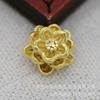 Jóias DIY Ouro Areia Antiga Contas de Lótus Preservação de Cor 12*7,5*2mm Flor Camadas Múltiplas Coração Flor Joias B1683-B