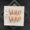 Real Shot Mão Usando Armadura Venda por atacado Nova Luz Branca Terapia Nail Art Removível Unha Falsa Estudante Impermeável Nail Paste