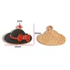 Accesorios de Joyería de Aleación para Hacer Manualidades con Forma de Gota de Aceite Bolsita de Maquillaje para Niñas Accesorios de Tacones Altos Pulsera Pendientes Colgante W507
