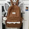 Mochila de Estilo Nuevo para Mujer, Versión Coreana, Estilo Ins, Artística, Estilo Fresco, Adecuada para Estudiantes de Secundaria y Preparatoria, Mochila Casual de Gran Capacidad