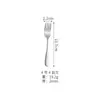 Juego de Cubiertos Western de Acero Inoxidable 1010 Cuchillo para Bistec Tenedor Cuchara Cuchara y Tenedor Compartidos Espátula para Pasteles Tenedor Cuchara Simple
