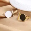 Anillo Sencillo de Nueva Moda Transfronterizo para Mujer, Anillo de Diseño de Alta Gama, Anillo de Apertura Ajustable de Temperamento Versátil