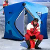 Tienda de Pesca de Invierno para Exteriores de Algodón Cálida y Engrosada a Prueba de Frío para Varias Personas Casa de Pesca en Hielo Fácil de Transportar Tienda de Pesca de Invierno Sauna