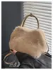 Bolsa Peluda Más Vendida Otoño/Invierno para Mujer 2026 Nueva Versátil Bolso Cruzado Bolso de Mano Súper Popular Bolso Tote Pequeño Esponjoso