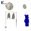 Estantes de Exhibición para Tiendas de Ropa de Mujer, Colgadores de Pared, Percheros de Acero Inoxidable Brillante, Estantes Centrales (Islas), Estanterías de Piso para Ropa de Hombre