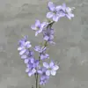 Flores de jasmim artificiais atacado para casamentos, flores de seda para decoração suave, arranjos de flores de comércio exterior, decorações de corredor, arranjos florais, flores artificiais para exterior