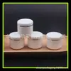 Botella de crema de borde plateado de 30 ml botella de crema facial para niños caja de ungüento caja de ungüento botella de cera de 30 g botella de muestra pequeña de mascarilla
