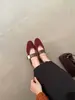 Zapatos Mary Jane para Mujer 2026 Primavera Nuevo Estilo con Aumento Oculto de Altura, Hebilla, Suela Suave, Parte Superior Suave, Zapatos de Mujer Franceses Estilo Ballet
