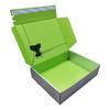 Cajas de papel coloridas para aviones, venta al por mayor, impresión colorida, ropa exprés personalizada, papel kraft, armadura corrugada, cajas de embalaje, personalización