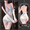 Lencería Sexy para Mujer, Atuendo Sedoso y Juguetón de Sirvienta con Atractivo Lindo y Puro Deseo, Presentando Atrevidos Lazos