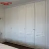 Fábrica de Guangzhou Guarda-Roupa Leve Francês de Madeira Maciça Feito Sob Medida Guarda-Roupa Esculpido Feito Sob Medida para Comércio Exterior Personalização Completa para Casa de Vila