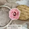 Cabeças de Flores Rosa com Diamantes Artificiais para Casamento, Flores para Decoração de Casamento, Arranjos Aéreos para Palco, Flores Artificiais, Cordões de Cristal e Flores Combinando