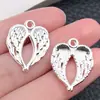 Colgante de aleación de color mixto vintage con 100 corazones huecos para pulsera y collar hechos a mano DIY